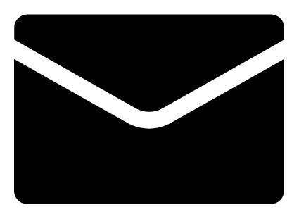 Icon Mail schwarz